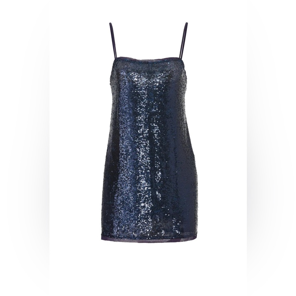 Free People Time to Shine Sequin Slip Dress